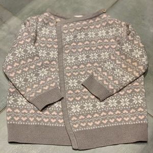 Grey & pink Baby girl cardigan - 12-18 months